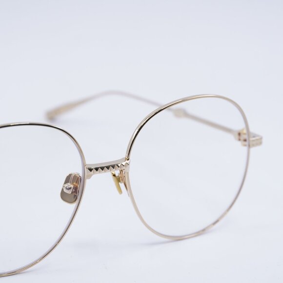 Valentino V-STUD-III VLX-136A Eyeglasses Gold 56mm Round Frame - Picture 2 of 11